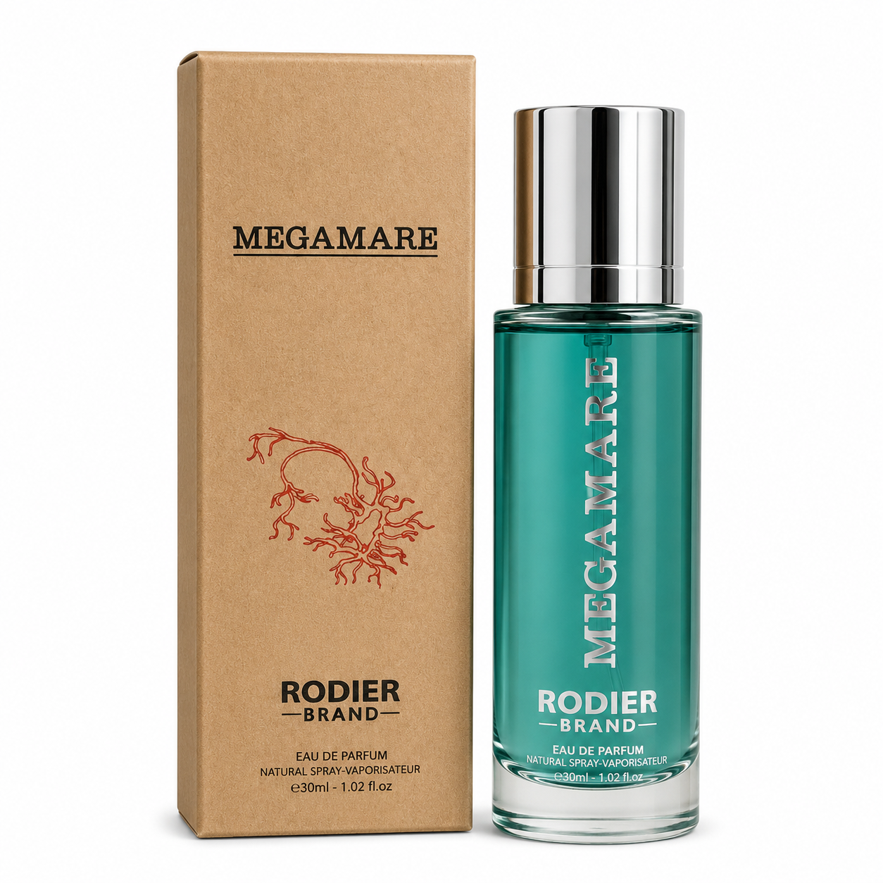 عطر جیبی ۳۰ میل برند Rodier رایحه MEGAMARE