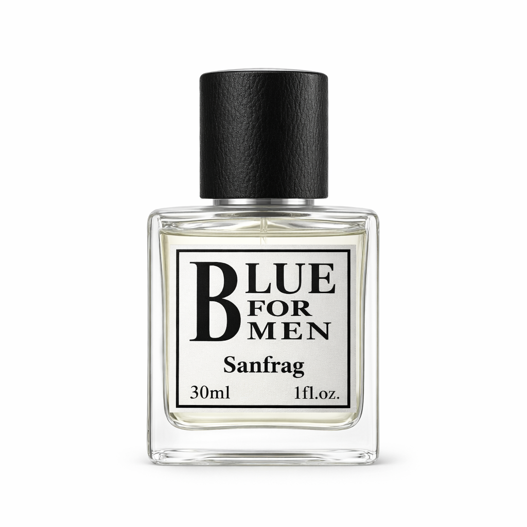 ادکلن BLUE FOR MEN با حجم ۳۰ میل برند Sanfrag