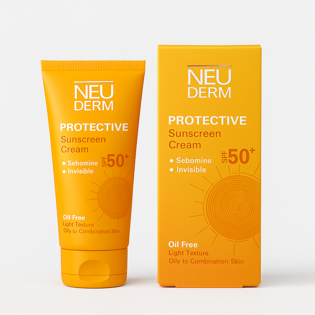 کرم ضد آفتاب نئودرم  Protect Light Feel SPF 50+مخصوص پوست های چرب و مختلط