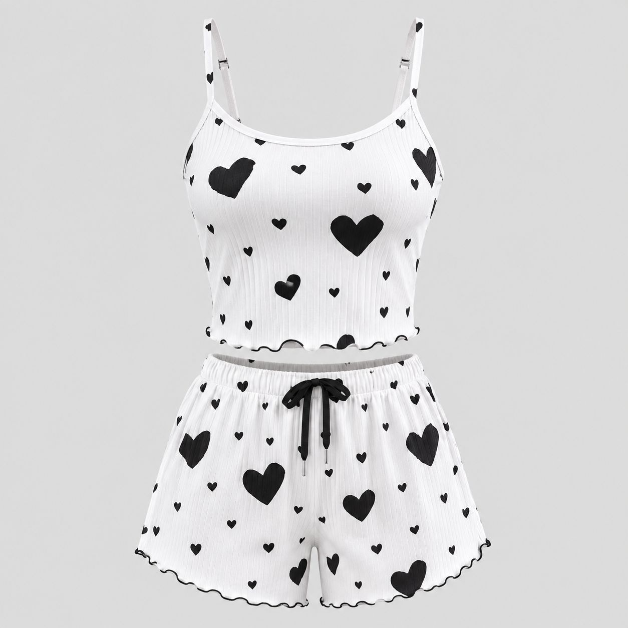 لباس خواب دو تکه تاپ و شورتک کد ۳۹۰۳۸